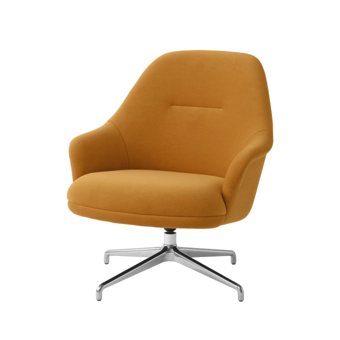 Fauteuil RELY HW139 Gentle 0443/Aluminium Poli AND TRADITION