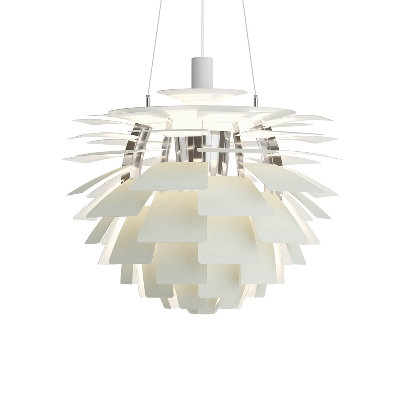 Suspension PH Artichoke Ø60 cm Vert Cendré / Chrome