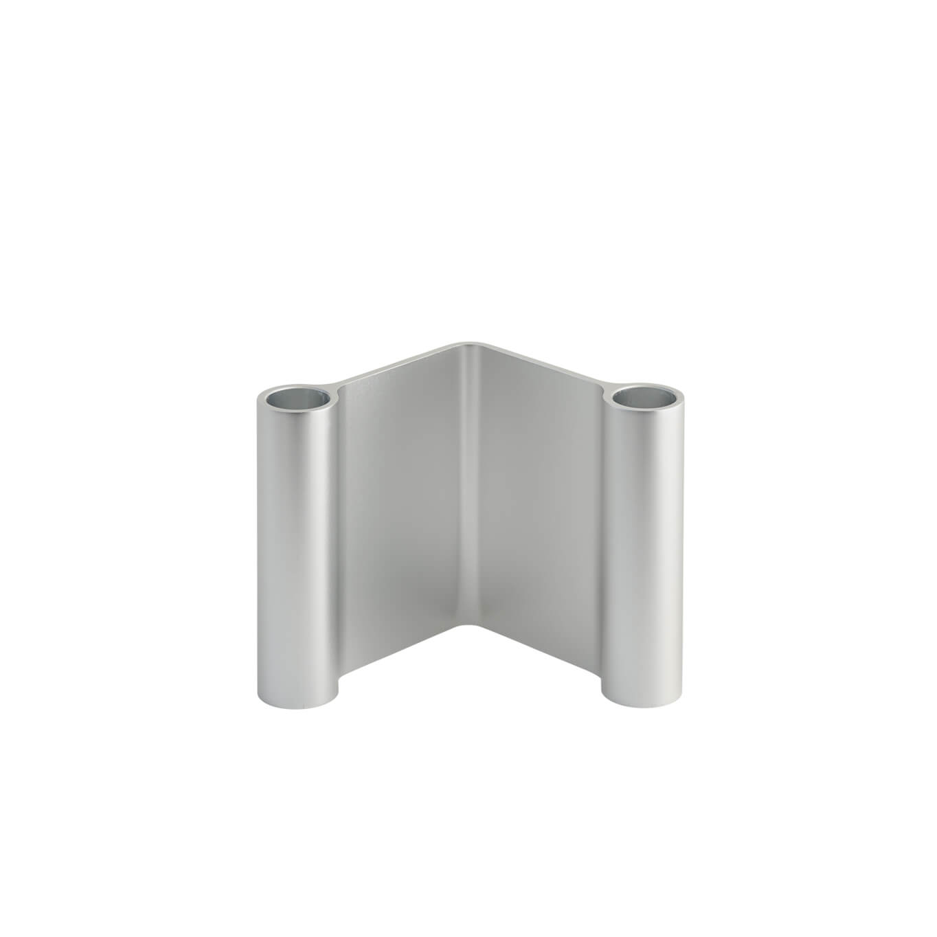 Candle Holder, Candlestick and Candle PAIR H 11 Aluminum MUUTO