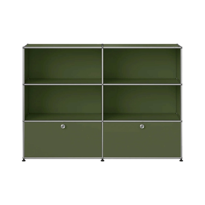 Storage Unit USM HALLER M65 Olive Green USM HALLER