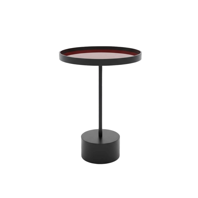 Coffee Table 9 Marquina Marble / Brick Red CASSINA