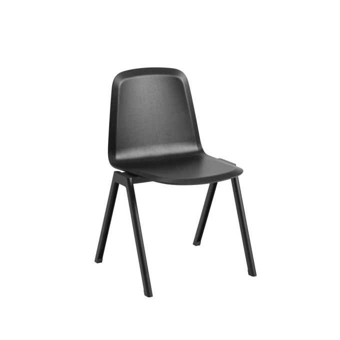 Dining Chair BRINK A black legs Black Oak MUUTO