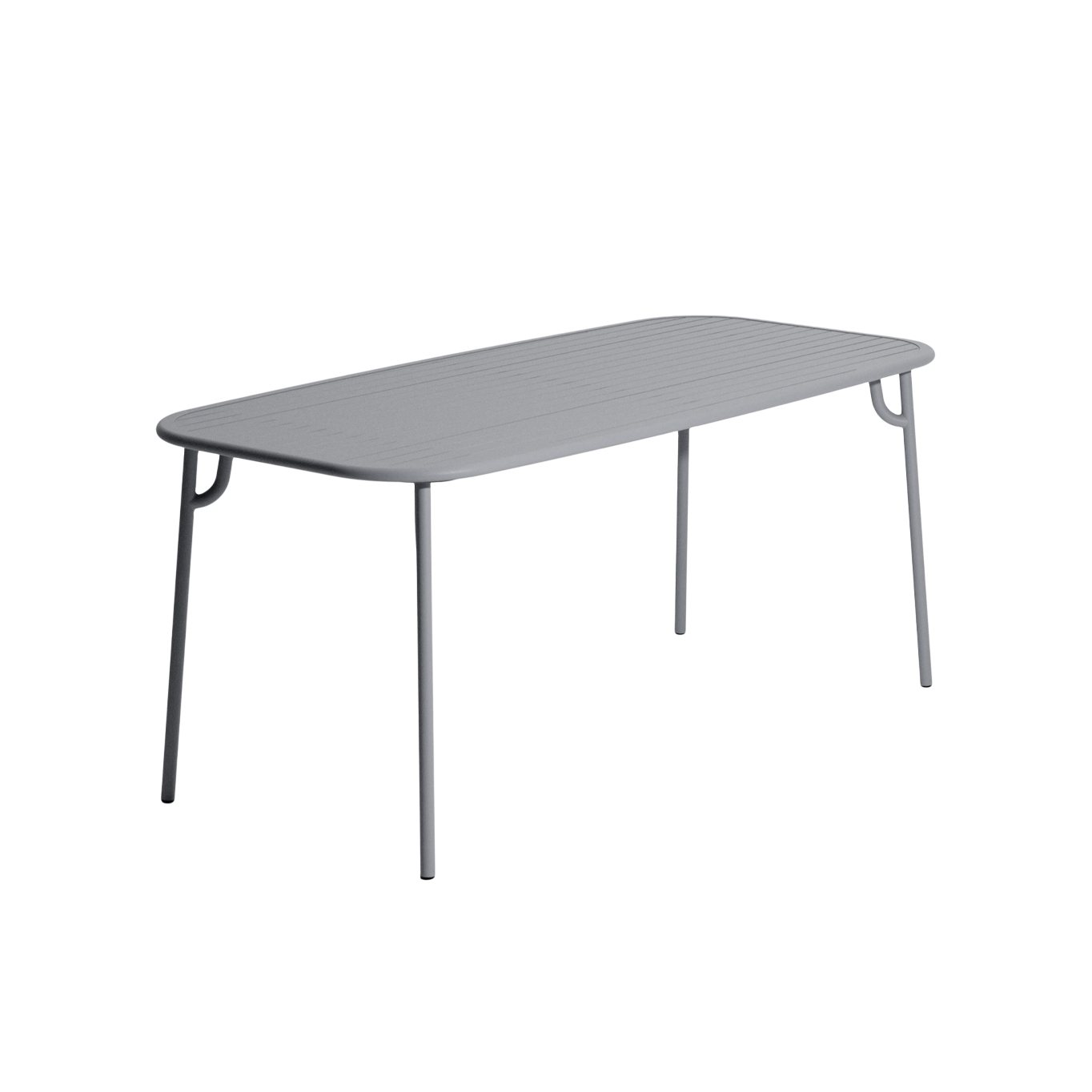 Outdoor Table WEEK-END rectangular Stone Grey PETITE FRITURE