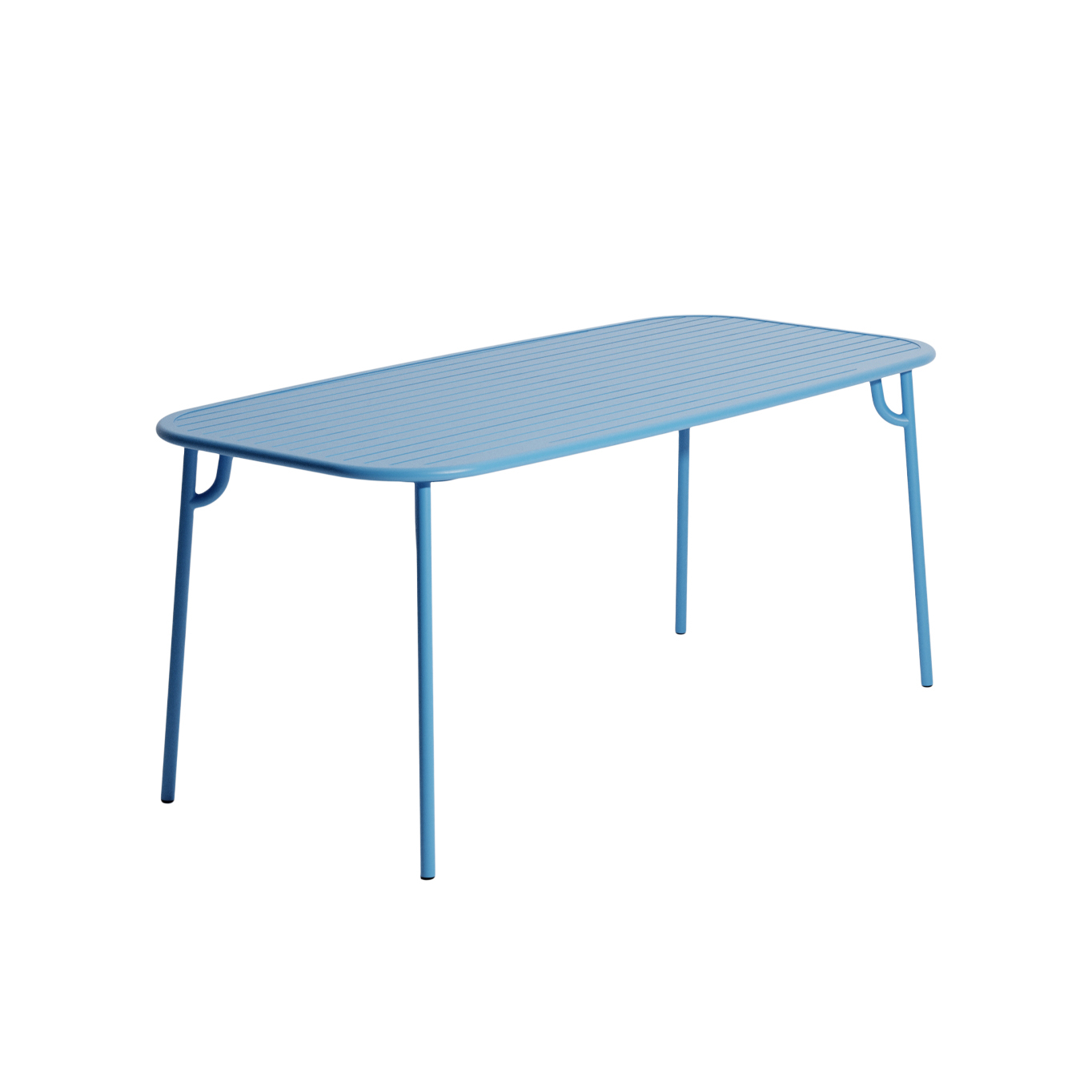 Outdoor Table WEEK-END rectangular Sky Blue PETITE FRITURE