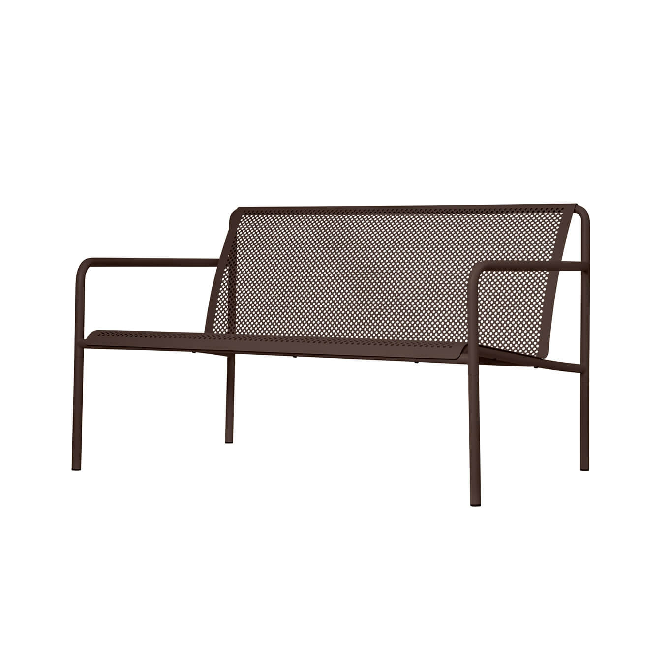 Canapé extérieur DAPPLE Lounge L 131 Chocolat Noir FERM LIVING