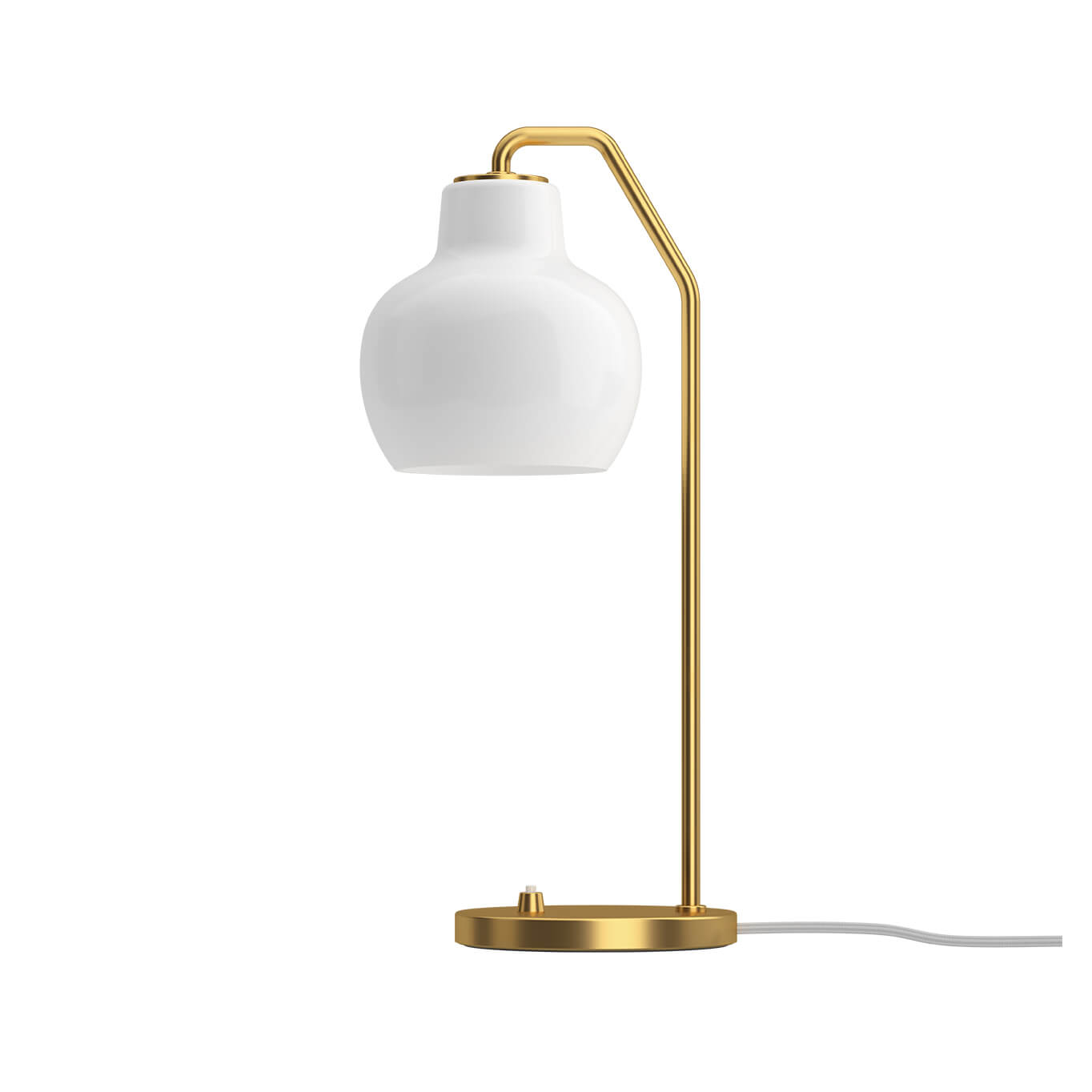 Table Lamp VL RING CROWN Brass / Opal glass LOUIS POULSEN