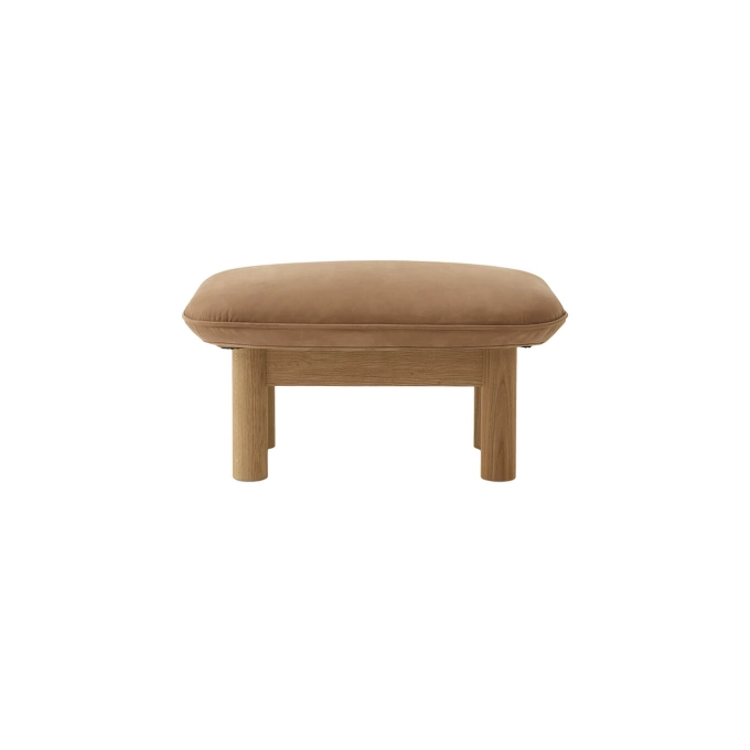 Pouffe BRASILIA Oak/ Dunes Camel 21004 AUDO COPENHAGEN