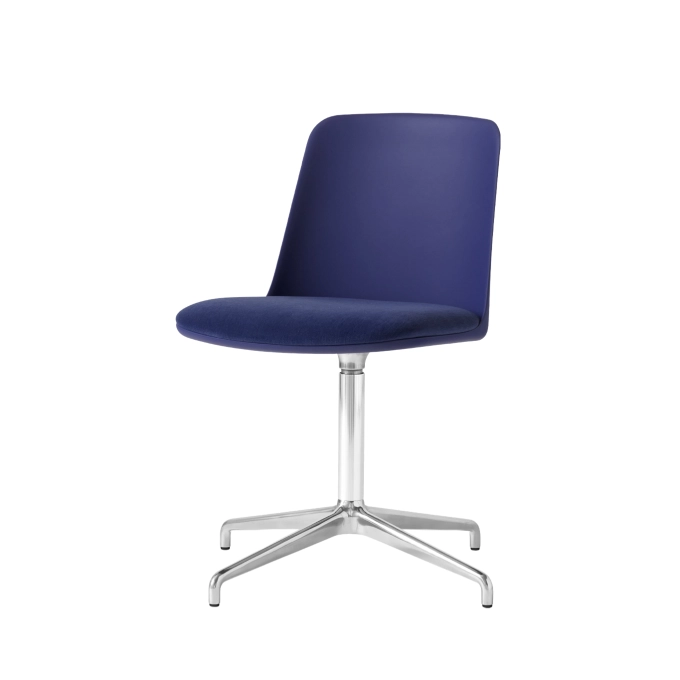 Chaise RELY HW19 Bleu Minuit/Gentle 0673 AND TRADITION
