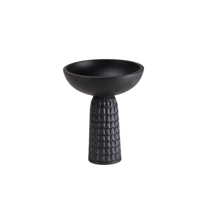 Table Centrepiece NERA bowl small Maple black ZANAT