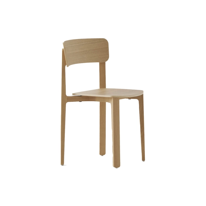 Chaise RADIO Chêne naturel RESIDENT