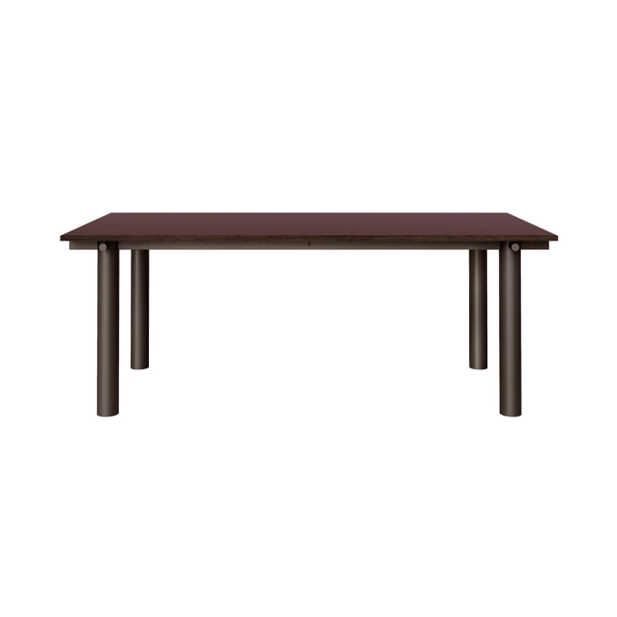 Table ATURA 200x90 Bordeaux Pieds Noir FERM LIVING