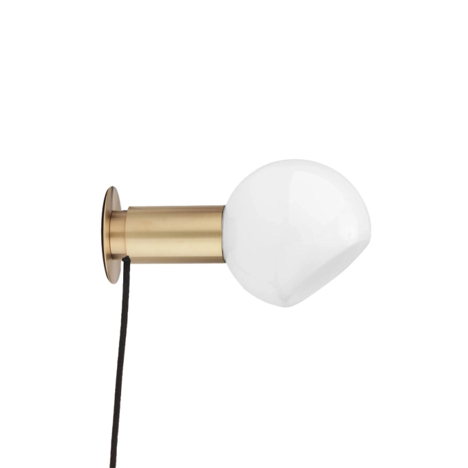 Wall light DONYA with plug Brushed Brass ANOUR