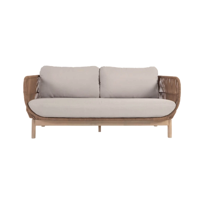 CATALINA 3 places linéaire Corde Beige / Acacia KAVE HOME