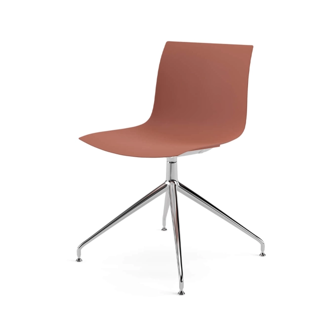 Chaise CATIFA RE 46 pied central Rouille ARPER