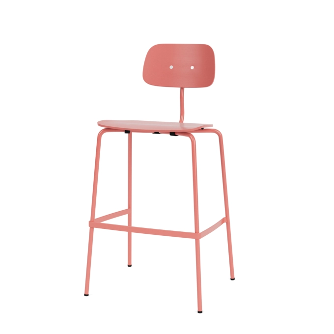 Tabouret haut KEVI 2062 Rhubarbe MONTANA