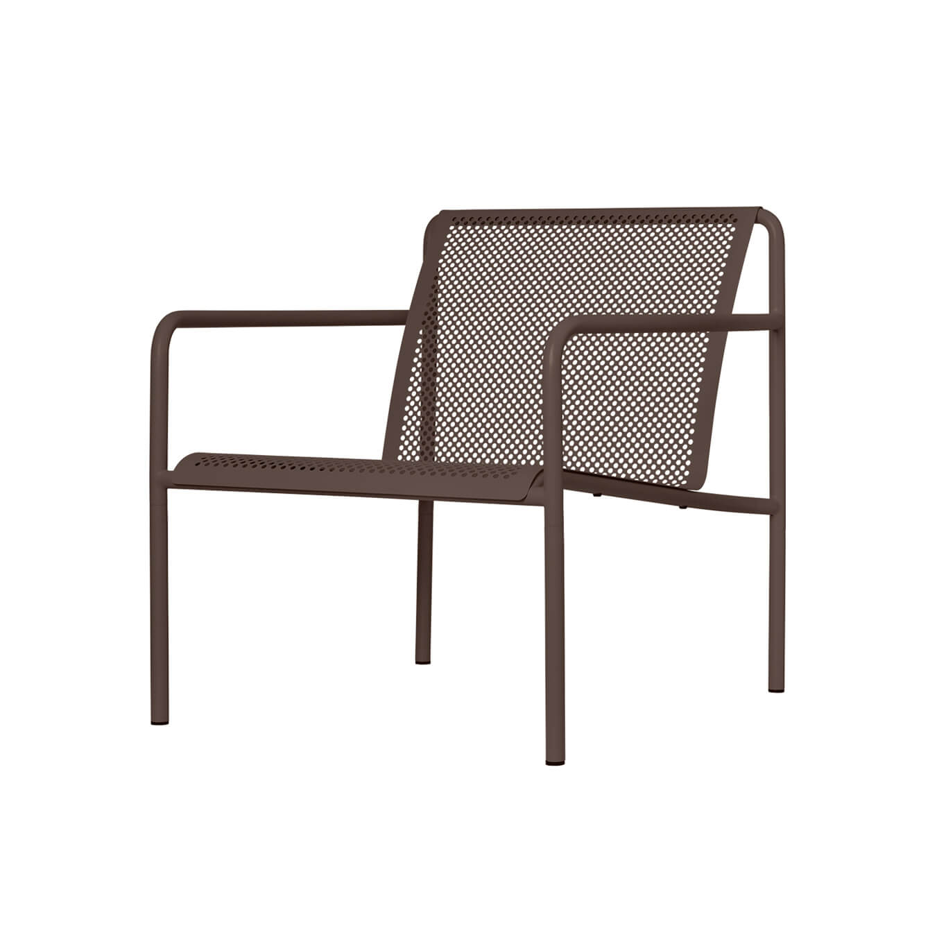 Fauteuil extérieur DAPPLE Lounge Chocolat Noir FERM LIVING