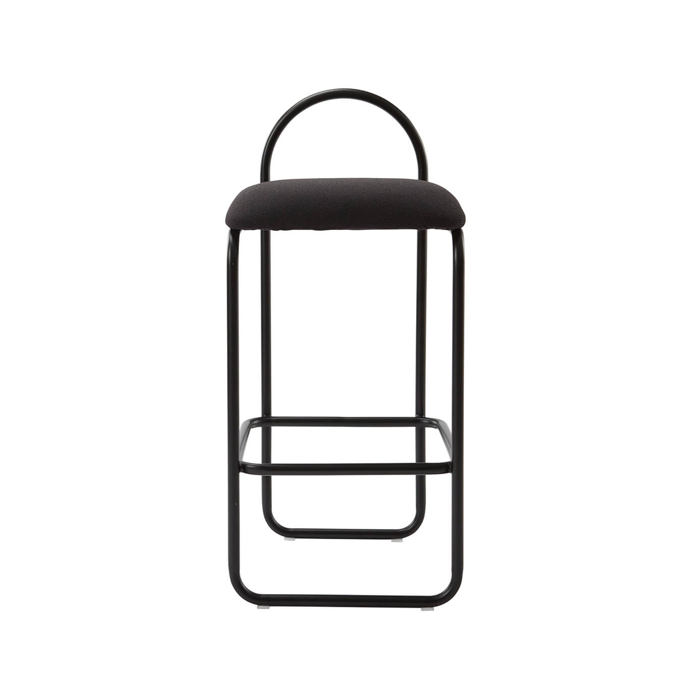 Bar Stool ANGUI H 65 Anthracite bouclé AYTM