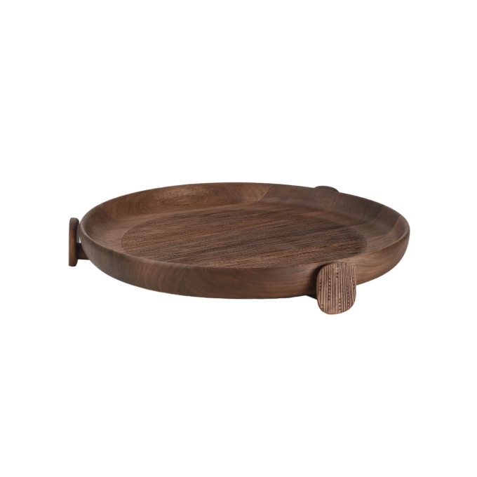 Plateau, plat MATI Noyer ZANAT