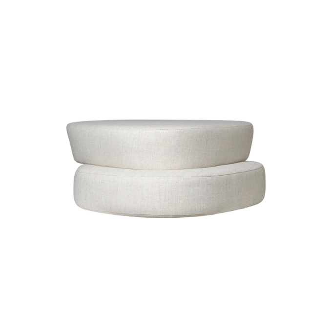 Pouffe PLYO Ottoman Off White FERM LIVING