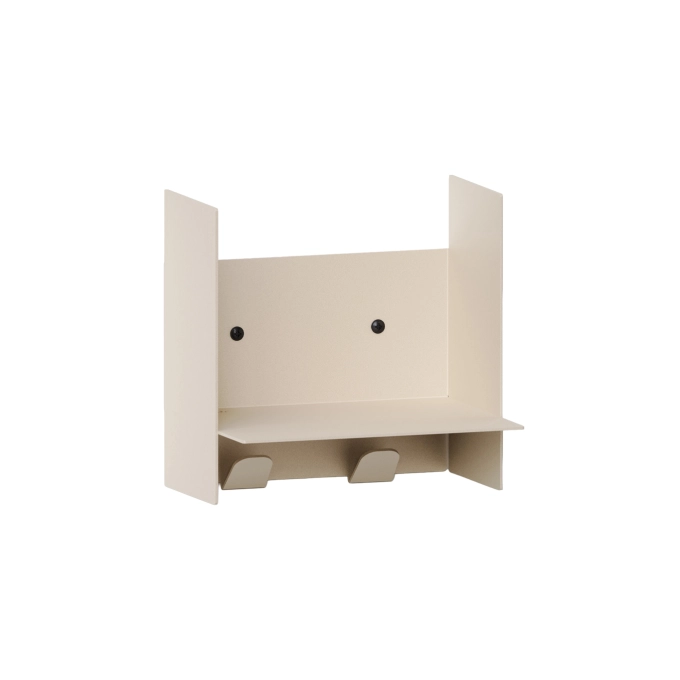 Shelving PLI Cream White with coat racks L 20 TIPTOE