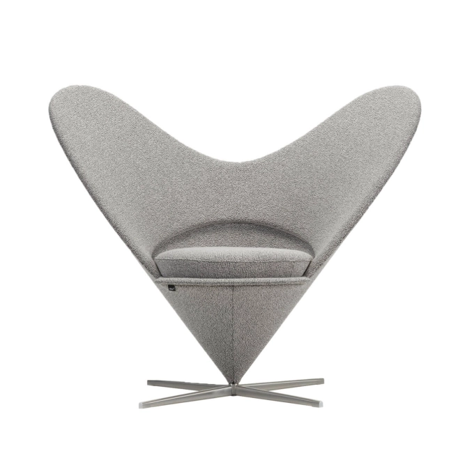 HEART CONE CHAIR Cento Salt'n'Pepper VITRA