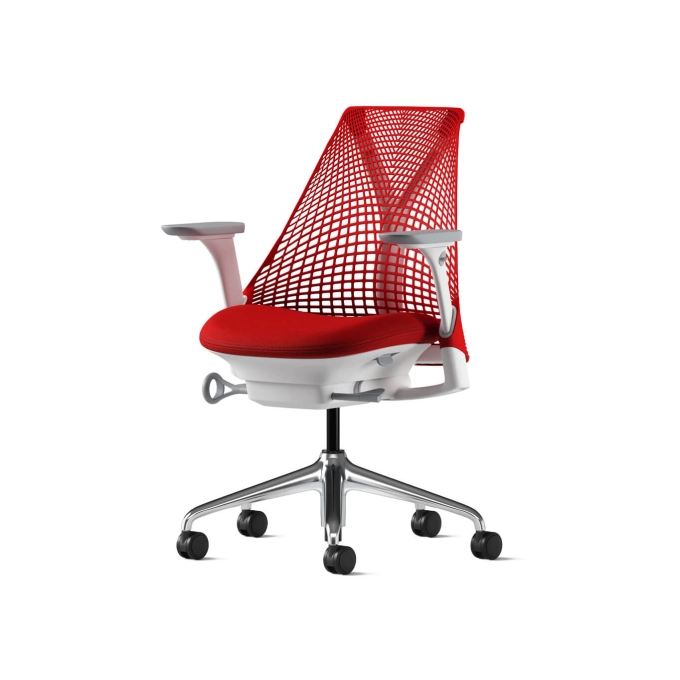 SAYL Rouge Cerise / Aluminium Poli HERMAN MILLER