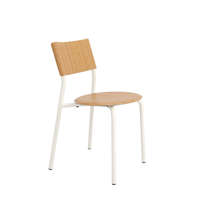 Chaise extérieure SSD Chêne Blanc Crème TIPTOE