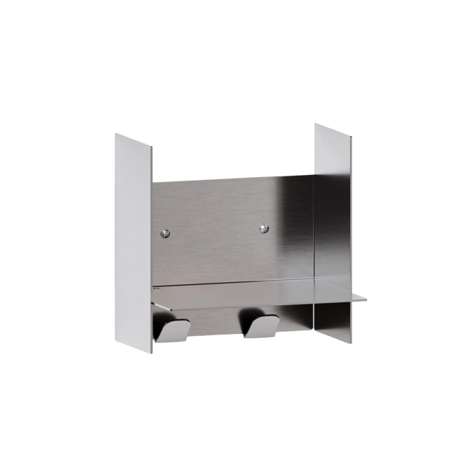 Shelving PLI CORE Brushed Stainless with coat racks L 20 TIPTOE
