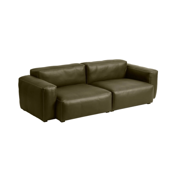 Canapé MAGS SOFT accoudoirs bas 2,5 places Sense Forest HAY