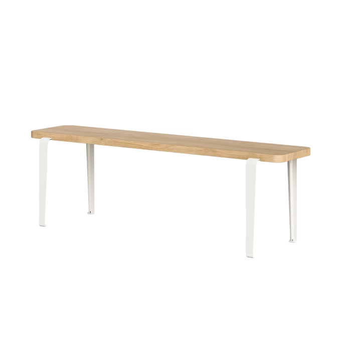 Banc LOU Chêne/Blanc Crème L 140 TIPTOE
