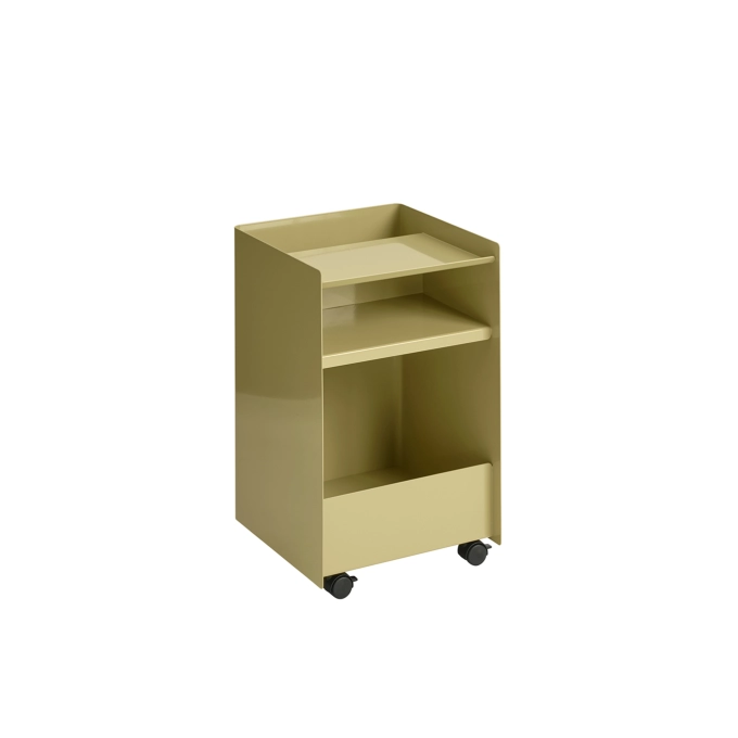 Trolley FOLDED open H 61,5 Beige/Dark Green MUUTO