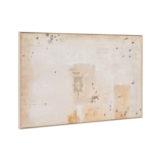 Tableau abstrait SILPA Beige Foncé KAVE HOME