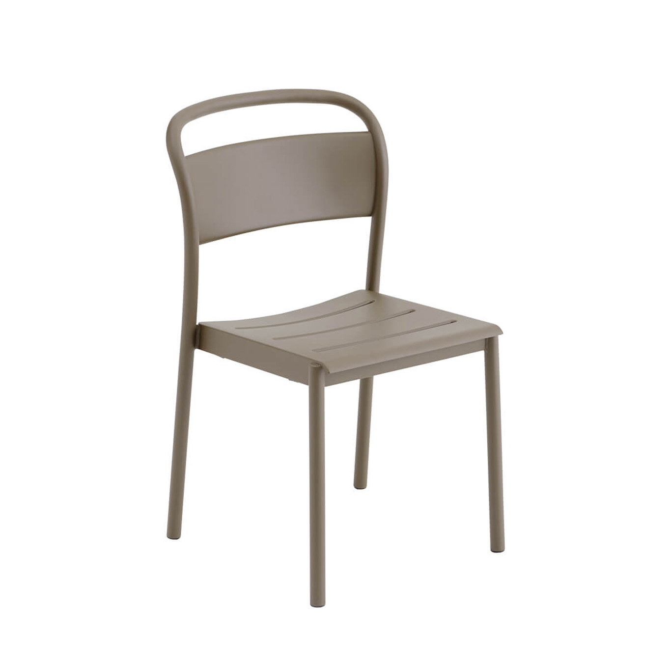 Chaise extérieure LINEAR STEEL Taupe MUUTO
