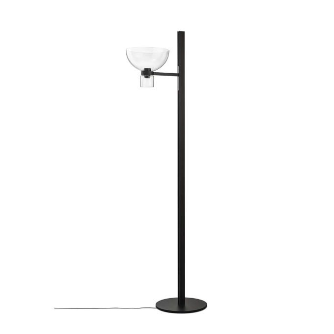 Floor Lamp NOCTURNE FLOOR 1 BOWL Black FLOS