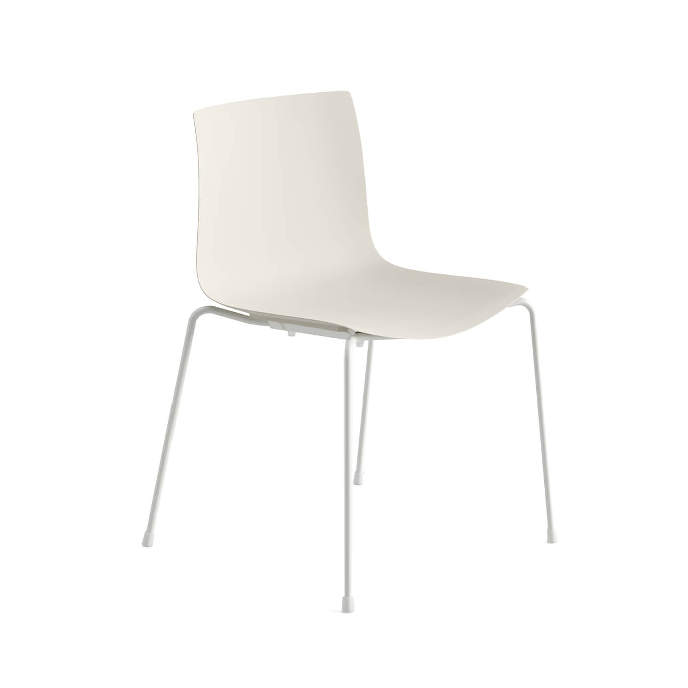 Chaise CATIFA RE 46 4 pieds Ivoire ARPER