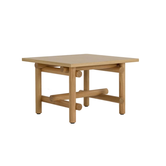Table d'appoint guéridon MUECKE Chêne Clair KNOLL