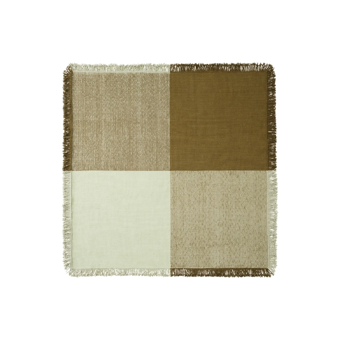 Rug VERSO 258x258 Pale Green/Warm Brown MUUTO