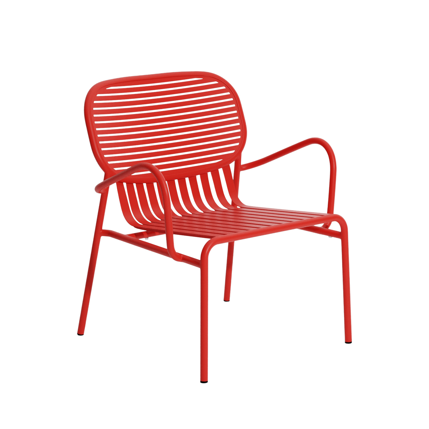 Fauteuil extérieur WEEK-END Rouge PETITE FRITURE