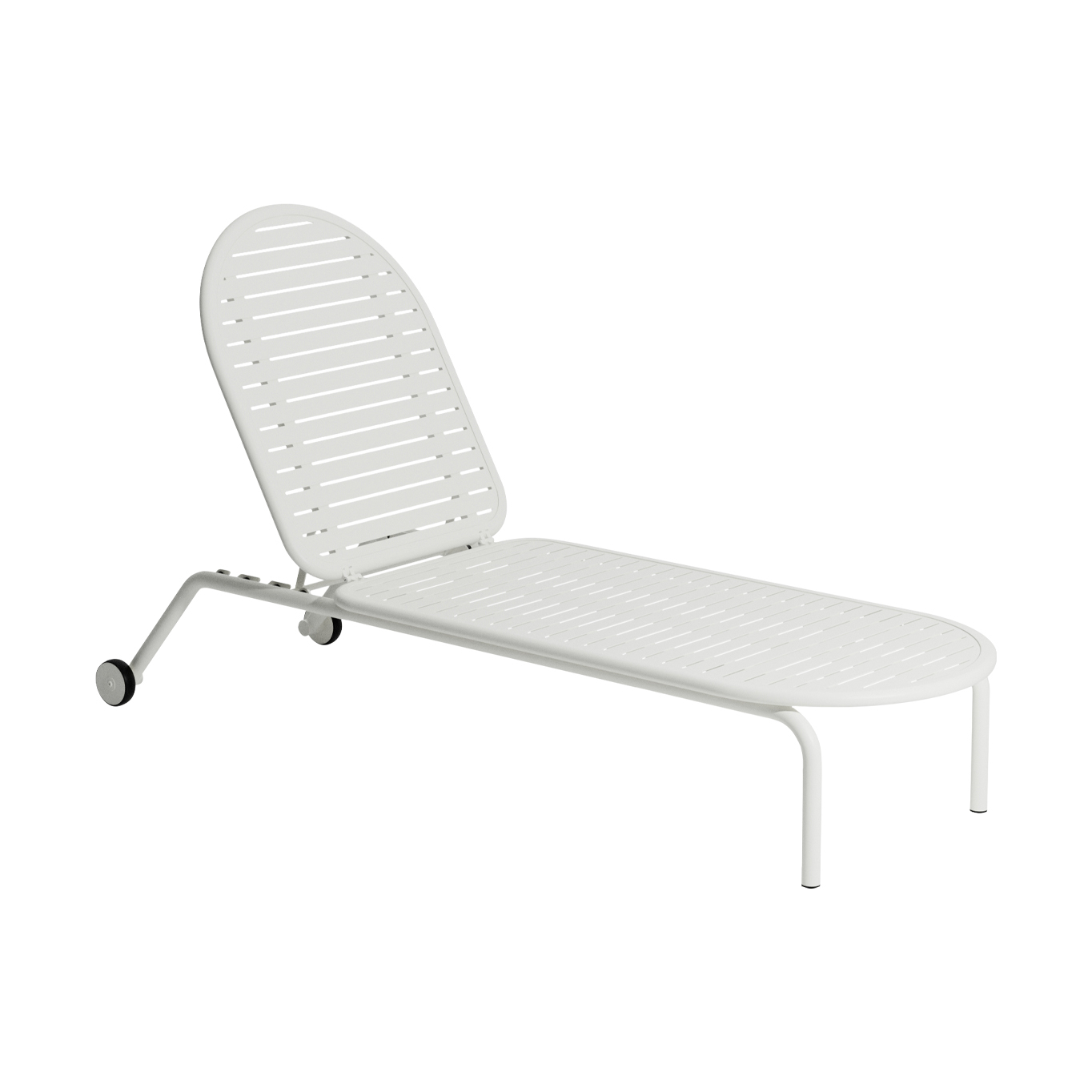 Outdoor Bench and Sunlounger WEEK-END Sunbed White PETITE FRITURE