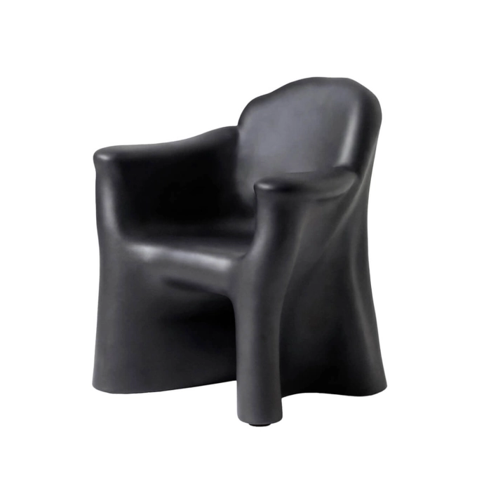 Dining Chair DALILA with armrests black CASSINA