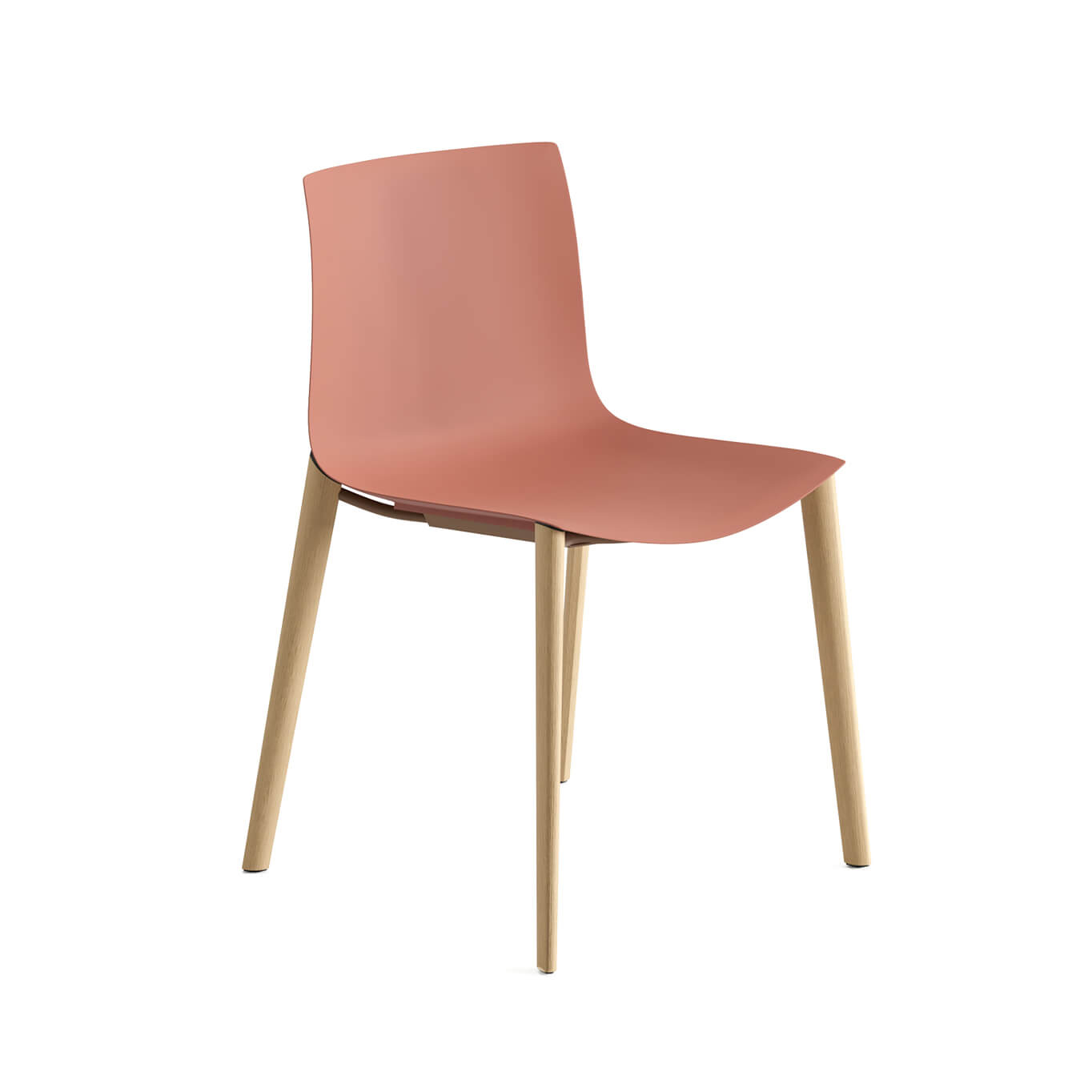Chaise CATIFA RE 46 Pieds bois Rouille ARPER