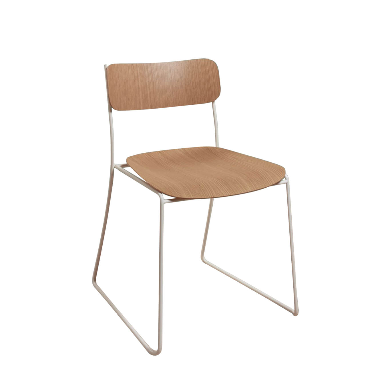 Chaise SEN 65.6 Chêne/ blanc NOMA