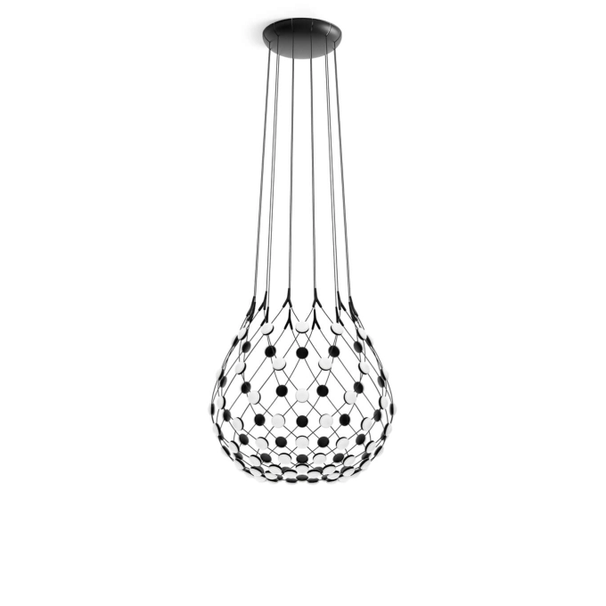 Pendant Light MESH Ø 80 Black LUCEPLAN