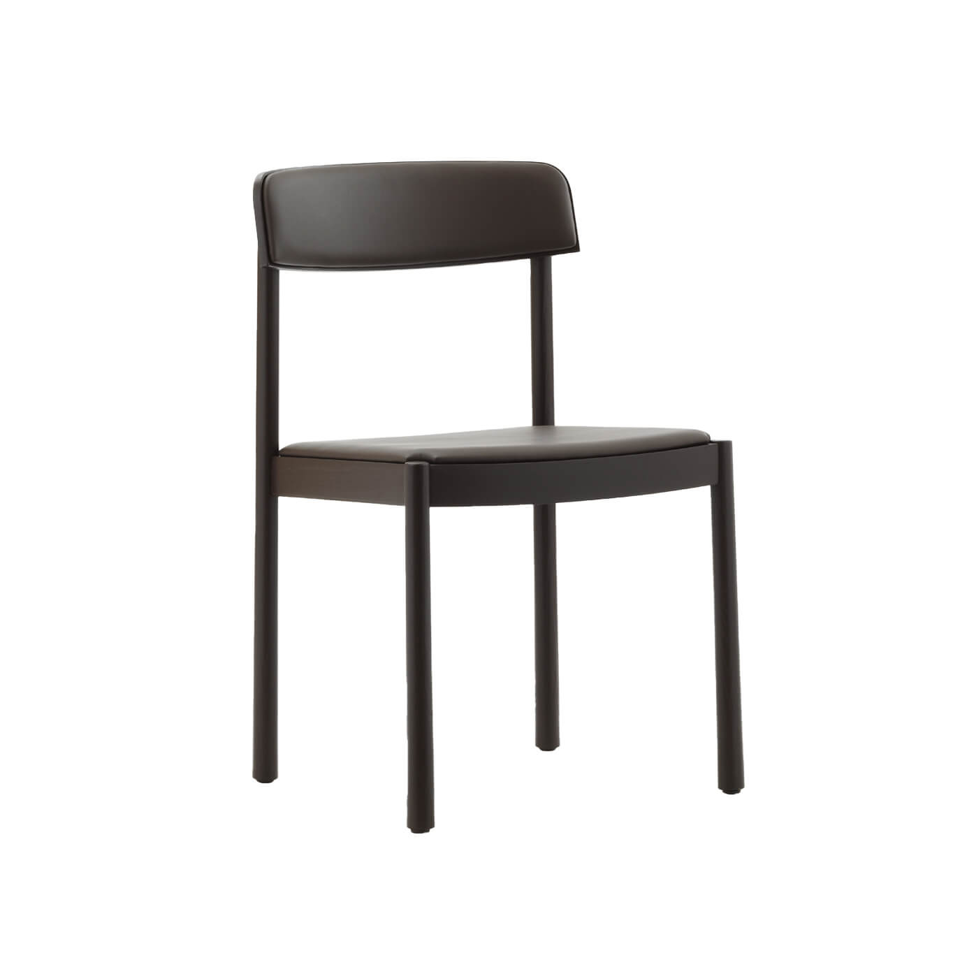 Dining Chair TIMB Brown/ Ultra Leather Chocolate NORMANN COPENHAGEN