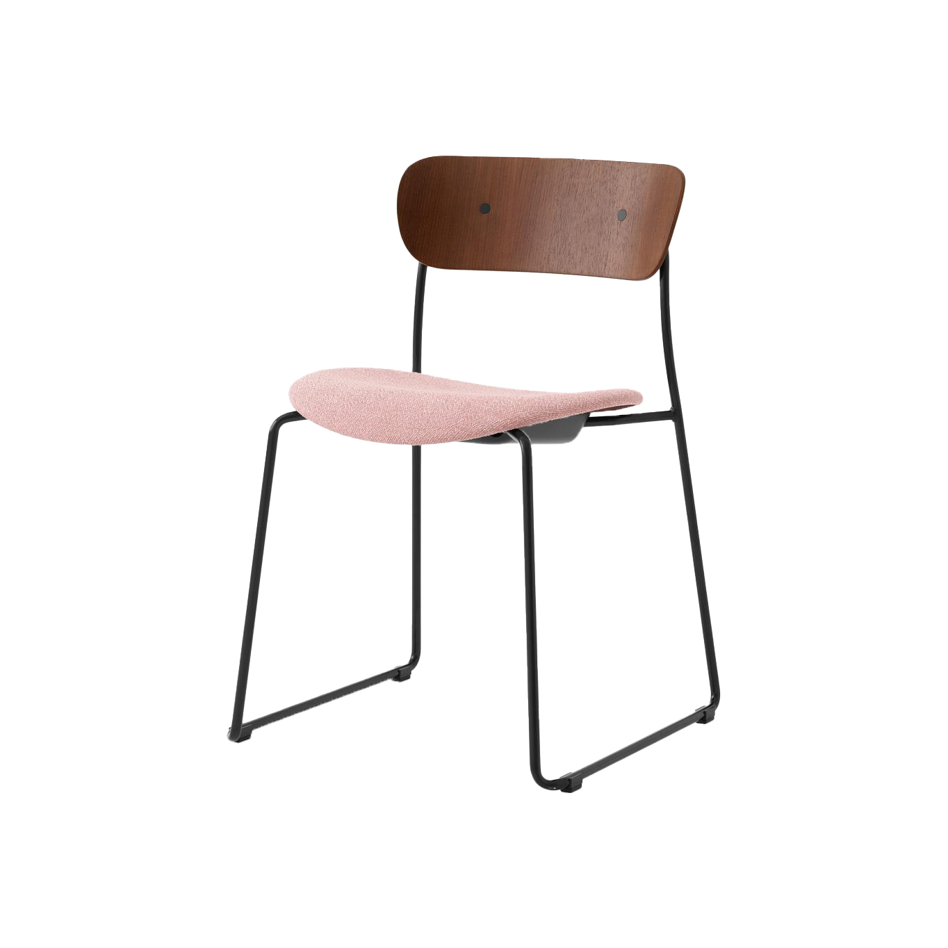 Chaise PAVILION AV52 Noyer / Ecriture 0640 AND TRADITION