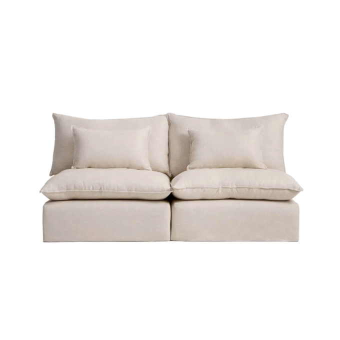 ANARELA modulable 3 places Lin Beige KAVE HOME