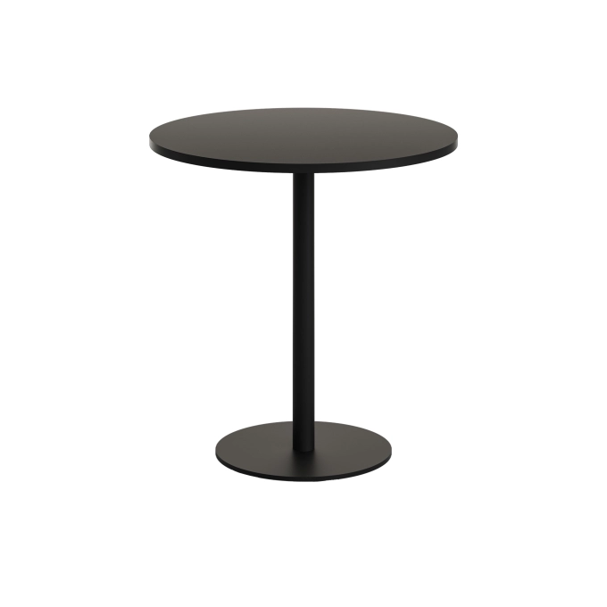 Outdoor Table MOKA OUTDOOR Graphite Black Ø 70 TIPTOE