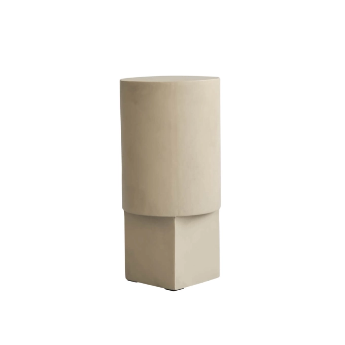 Table d'appoint guéridon COLUMN béton fibré Sable 101 COPENHAGEN