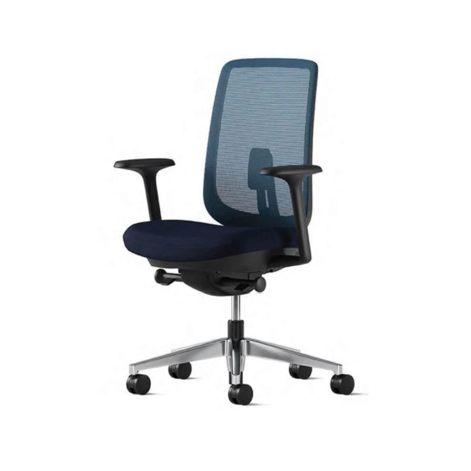 VERUS Noir 773 Bleu Grotto / Aluminium Poli HERMAN MILLER
