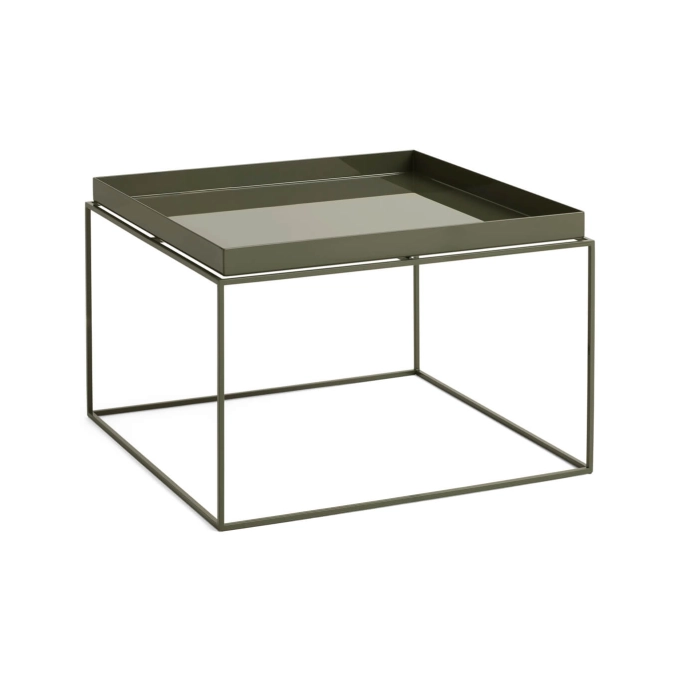 Coffee Table TRAY 60 x 60 Olive Green HAY